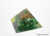 Green Aventurine Orgone Pyramid - 25 mm