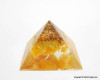Yellow Aventurine Orgone Pyramid - 25 mm