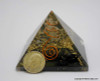 Black Tourmaline Orgonite Pyramid - 40 - 45 mm