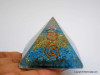 Halo Turquoise Orgone Pyramid - 40 - 45 mm