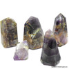 Natural Amethyst Chevron Points - 1 Kilogram Bag - 2 to 3 inch