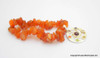 Carnelian Chakra Bracelet Charm Amulet Spiral