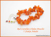 Carnelian Chakra Bracelet Charm Amulet Heart