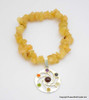 Yellow Aventurine Chakra Bracelet Charm Amulet Spiral