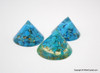 Turquoise Orgonite Conical Pyramid