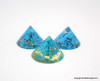 Turquoise Orgonite Conical Pyramid