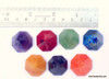 Chakra Pyramid Set of 7 Chakra Octagon Pyramid - 18 to 22 mm