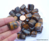 Tiger Eye Tumbles Bag per Kilogram