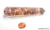 Lepidolite Orgonite Wand Raw stone Massage