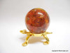 Red Carnelian Orgonite Sphere EMF Protection Healing