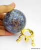 Crystal Quartz Orgonite Sphere EMF Protection Healing - 60 mm