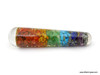 Orgonite 7 Chakra Layered Wand with infinity metal
