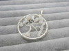 White Quartz Tree of Life Pendant - Round
