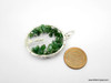 Green Aventurine Tree of Life Pendant - Round