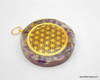 Amethyst Orgonite Infinity Metal Pendant