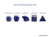 Sodalite Sacred Geometry Set