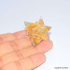 Orgone Merkaba Star Yellow Aventurine Scaral Chakra Orgonite Merkaba Star