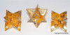 Orgone Merkaba Star Yellow Aventurine Scaral Chakra Orgonite Merkaba Star