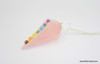 Chakra Stone Crystal Pendulum - Rose Quartz