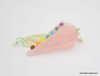 Chakra Stone Crystal Pendulum - Rose Quartz