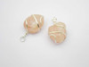 Rose Quartz Tumble Wire Wrapped Pendant