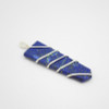 Lapis Lazuli 1 3/4 inch wire wrap pendant