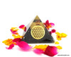 Black Tourmaline Pyramid with Infinity Metal