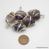Amethyst Tumble Wire wrap pendant