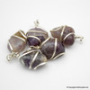 Amethyst Tumble Wire wrap pendant