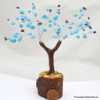 Turquoise & Garnet Petite Gem Tree 4-inch