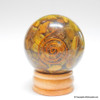 Tiger Eye Orgonite Sphere EMF Protection Healing - 60 mm