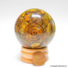 Tiger Eye Orgonite Sphere EMF Protection Healing - 60 mm