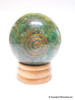 Green Aventurine Orgonite Sphere EMF Protection Healing - 60 mm