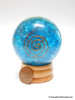 Blue Crystals Sphere EMF Protection Healing - 60 mm