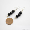 Black Onyx Beads Earring