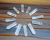 Natural Quartz Crystal 6-faceted Points