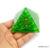Heart Chakra Orgonite Pyramid - 40 mm