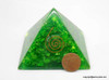 Heart Chakra Orgonite Pyramid - 40 mm