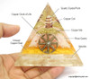 Circle of Life Orgonite Pyramid - 60 mm (Made to Order Only)