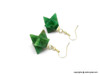 Green Aventurine Merkaba Earrings