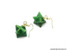 Green Aventurine Merkaba Earrings
