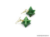 Green Aventurine Merkaba Earrings