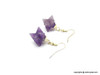 Amethyst Merkaba Earrings