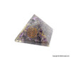 Amethyst Filled Orgonite Pyramid - 40 mm