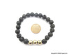 Pyrite & Lava Beads Chakra Bracelet