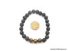 Tiger Eye & Lava Beads Chakra Bracelet