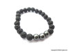 Hematite & Lava Beads Chakra Bracelet