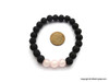 Rose Quartz & Lava Beads Chakra Bracelet