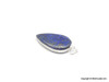 Lapis Lazuli Leaf shaped filgree pendant