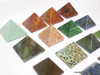 Bag of 5 Mixed Big Size Gemstone Pyramids 2-inch